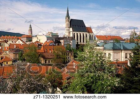 Czech Republic, Ceski Krumlov, general view, View Large Photo Image Stock Image - Czech Republic, Ceski Krumlov, general view,. Fotosearch