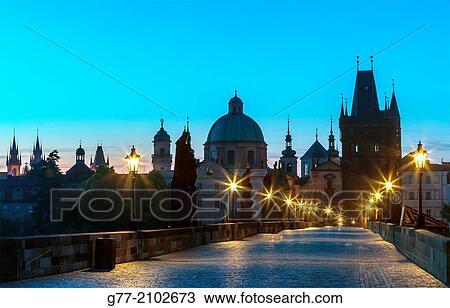 Czech Republic. Prague. The Old Town. View from Charles Bridge. View Large Photo Image Stock Image - Czech Republic. Prague. The Old Town. View from Charles Bridge.. Fotosearch