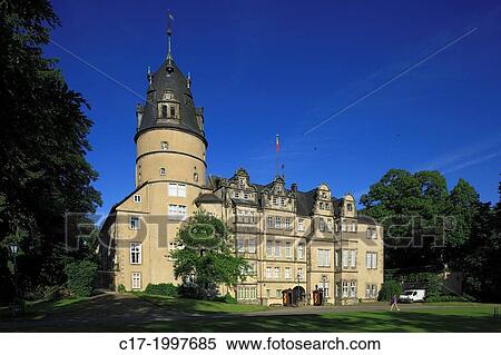 D-Detmold, Werre, Teutoburgian Forest, Teutoburg Forest / Egge Hills Nature Park, East Westphalia, North Rhine-Westphalia, NRW, Schlossplatz, princely castle, Weser renaissance, castle tower. View Large Photo Image Stock Photography - D-Detmold, Werre, Teutoburgian Forest, Teutoburg Forest / Egge Hills Nature Park, East Westphalia, North Rhine-Westphalia, NRW, Schlossplatz, princely castle, Weser renaissance, castle tower.. Fotosearch