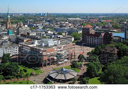 D-Dortmund, Ruhr area, Westphalia, North Rhine-Westphalia, NRW, city view, aerial view, Friedensplatz, new city hall, metro station Stadtgarten, Altes Stadthaus, Berswordt hall, in the background the Reinoldi church View Large Photo Image Stock Image - D-Dortmund, Ruhr area, Westphalia, North Rhine-Westphalia, NRW, city view, aerial view, Friedensplatz, new city hall, metro station Stadtgarten, Altes Stadthaus, Berswordt hall, in the background the Reinoldi church. Fotosearch
