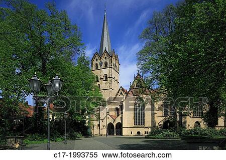 D-Herford, Aa, Werre, Ravensberger Huegelland, Teutoburgian Forest, Wiehengebirge, Lipper Bergland, Lippisches Bergland, East Westphalia, North Rhine-Westphalia, NRW, Herford Minster, evangelic parish church, Late Romanesque. View Large Photo Image Stock Photography - D-Herford, Aa, Werre, Ravensberger Huegelland, Teutoburgian Forest, Wiehengebirge, Lipper Bergland, Lippisches Bergland, East Westphalia, North Rhine-Westphalia, NRW, Herford Minster, evangelic parish church, Late Romanesque.. Fotosearch