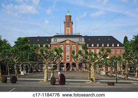 D-Herne, Ruhr area, North Rhine-Westphalia, Ruhr 2010, Cultural Capital 2010, route of industrial heritage, town hall at the Friedrich Ebert Square, historicism, New Sobriety View Large Photo Image Stock Photograph - D-Herne, Ruhr area, North Rhine-Westphalia, Ruhr 2010, Cultural Capital 2010, route of industrial heritage, town hall at the Friedrich Ebert Square, historicism, New Sobriety. Fotosearch
