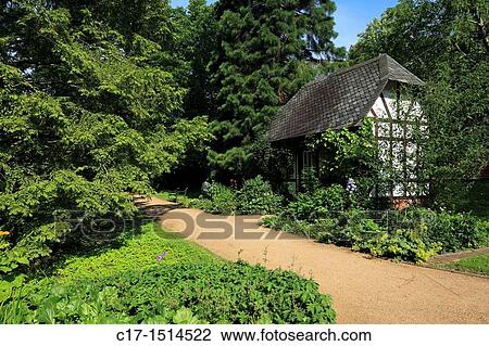 D-Kiel, Kiel Fjord, Baltic Sea, Schleswig-Holstein, Old Botanical Garden, park, garden shed, half-timbered, footpath View Large Photo Image Stock Image - D-Kiel, Kiel Fjord, Baltic Sea, Schleswig-Holstein, Old Botanical Garden, park, garden shed, half-timbered, footpath. Fotosearch