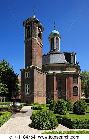 D-Muenster, Westphalia, Muensterland, North Rhine-Westphalia, Clemens Church, Late Baroque, architect Johann Conrad Schlaun, garden, shrubs View Large Photo Image Picture - D-Muenster, Westphalia, Muensterland, North Rhine-Westphalia, Clemens Church, Late Baroque, architect Johann Conrad Schlaun, garden, shrubs. Fotosearch