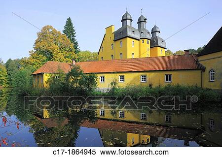 D-Schloss Holte-Stukenbrock, Ems, Senne, Emssandebene, Muensterland, Teutoburgian Forest, Westphalian Lowland, Westphalia, North Rhine-Westphalia, NRW, castle Holte, hunting lodge, moated castle, renaissance View Large Photo Image Stock Photography - D-Schloss Holte-Stukenbrock, Ems, Senne, Emssandebene, Muensterland, Teutoburgian Forest, Westphalian Lowland, Westphalia, North Rhine-Westphalia, NRW, castle Holte, hunting lodge, moated castle, renaissance. Fotosearch