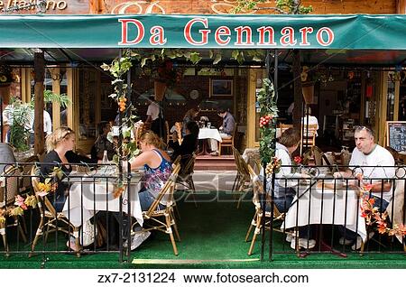 Da Gennaro Restaurant in Little Italy during the Feast of San Gennaro. View Large Photo Image Picture - Da Gennaro Restaurant in Little Italy during the Feast of San Gennaro.. Fotosearch