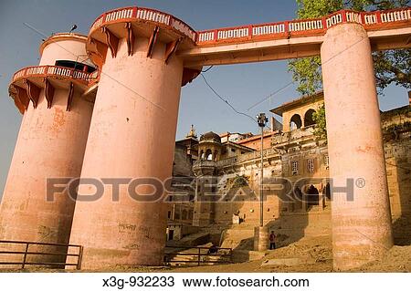 Stock Image - Daily life along the streets of Varanasi, Uttar Pradesh, India. Fotosearch