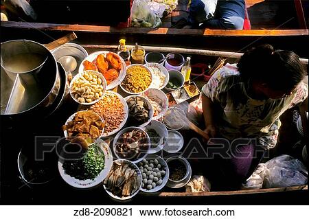 Damnoen Saduak Floating Market. bangkok View Large Photo Image Stock Image - Damnoen Saduak Floating Market. bangkok. Fotosearch