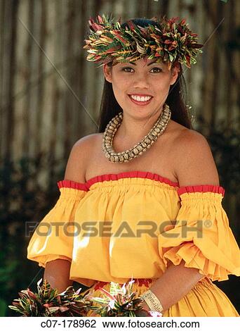 Stock Image - Dancer. Hawaii. USA. Fotosearch
