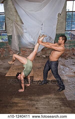 Dancers posing View Large Photo Image Stock Image - Dancers posing. Fotosearch