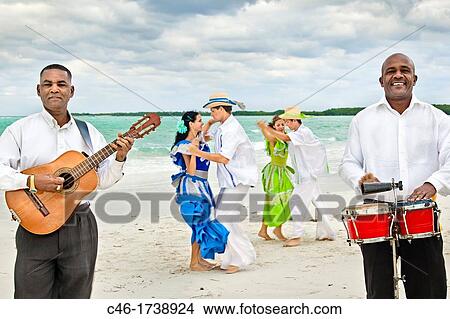 Dancing on the beach, Hotel Occidental Royal Hideaway Ensenachos, Cayo Ensenachos, near Cayo Santa Maria, Cayerias del Norte, Cuba. View Large Photo Image Picture - Dancing on the beach, Hotel Occidental Royal Hideaway Ensenachos, Cayo Ensenachos, near Cayo Santa Maria, Cayerias del Norte, Cuba.. Fotosearch