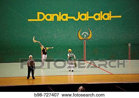 Stock Photo - Dania, Florida, Jai-alai stadium. Fotosearch
