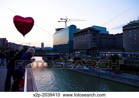Danube canal in Vienna, Austria. View Large Photo Image Stock Image - Danube canal in Vienna, Austria.. Fotosearch