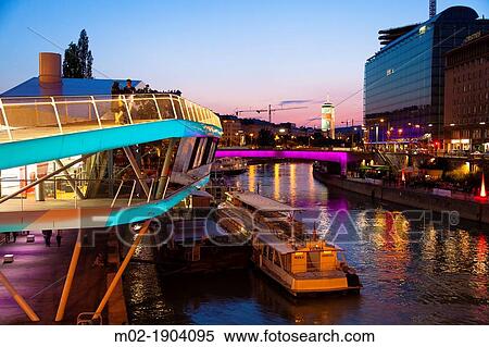 Stock Photography - Danube canal in Vienna, Austria. Fotosearch