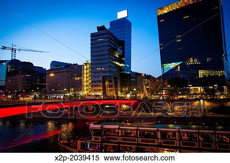Danube canal in Vienna, Austria. View Large Photo Image Stock Photography - Danube canal in Vienna, Austria.. Fotosearch