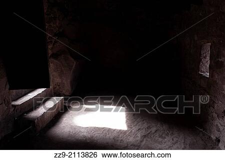Dark room of a castle with light input through the door. Peracense, Teruel, Spain View Large Photo Image Stock Photograph - Dark room of a castle with light input through the door. Peracense, Teruel, Spain. Fotosearch