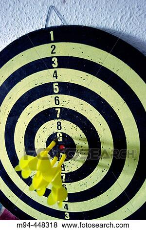 Stock Photo - Dart board. Fotosearch