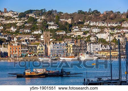 Dartmouth waterfront view from Kingswear, South Devon, England, United Kingdom, Europe View Large Photo Image Stock Image - Dartmouth waterfront view from Kingswear, South Devon, England, United Kingdom, Europe. Fotosearch