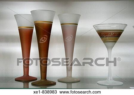 Decorated glasses. Gran Via Fira, Barcelona, Catalonia, Spain View Large Photo Image Stock Image - Decorated glasses. Gran Via Fira, Barcelona, Catalonia, Spain. Fotosearch