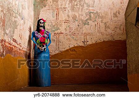 Decorations for Day of the Dead festival known in spanish as D? a de Muertos in Oaxaca, Mexico. View Large Photo Image Stock Photo - Decorations for Day of the Dead festival known in spanish as D? a de Muertos in Oaxaca, Mexico.. Fotosearch