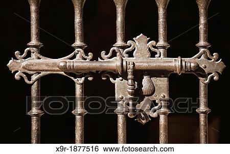 Decorative bolt Laguardia Alava Basque country Spain View Large Photo Image Stock Photograph - Decorative bolt Laguardia Alava Basque country Spain. Fotosearch