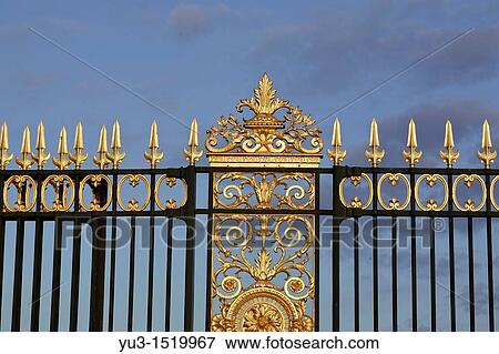 Decorative gates at the Place de la Concorde entrance to the Tuileries, Paris, France View Large Photo Image Stock Photo - Decorative gates at the Place de la Concorde entrance to the Tuileries, Paris, France. Fotosearch
