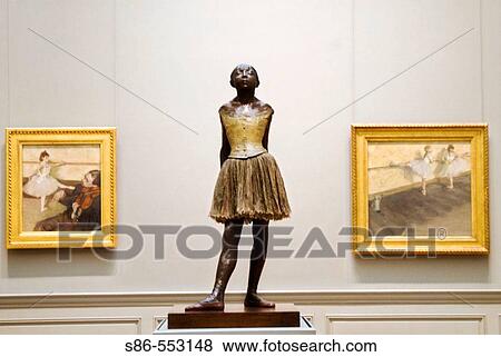 Degas?? Little Ballerina? sculpture and two other paintings, Metropolitan Museum of Art, NYC. USA View Large Photo Image Stock Photo - Degas?? Little Ballerina? sculpture and two other paintings, Metropolitan Museum of Art, NYC. USA. Fotosearch