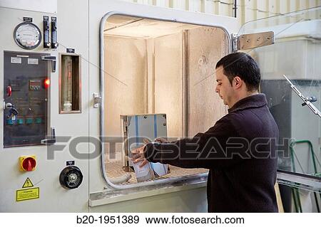 Degree of protection test. Dust chamber. Artificial aging test. Environmental Test Laboratory. Certification of electrical equipment. Technological Services to Industry. Tecnalia Research & innovation, Bizkaia, Basque Country, Spain. View Large Photo Image Stock Photo - Degree of protection test. Dust chamber. Artificial aging test. Environmental Test Laboratory. Certification of electrical equipment. Technological Services to Industry. Tecnalia Research & innovation, Bizkaia, Basque Country, Spain.. Fotosearch