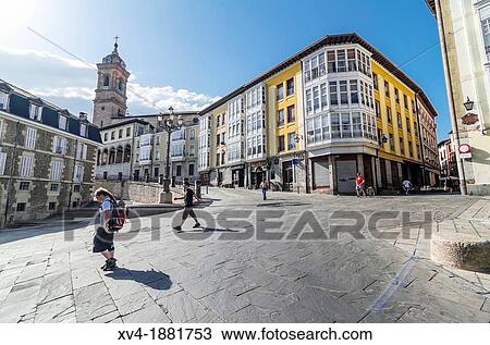 Del Machete square architecture Vitoria city, European Green Capital, Basque country, Spain View Large Photo Image Stock Image - Del Machete square architecture Vitoria city, European Green Capital, Basque country, Spain. Fotosearch