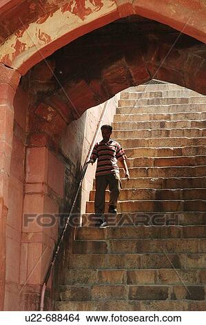 Delhi, India: stairs to the Humayun's Tomb View Large Photo Image Picture - Delhi, India: stairs to the Humayun's Tomb. Fotosearch