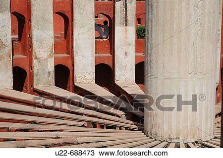 Delhi, India: the Jantar Mantar observatory View Large Photo Image Stock Image - Delhi, India: the Jantar Mantar observatory. Fotosearch