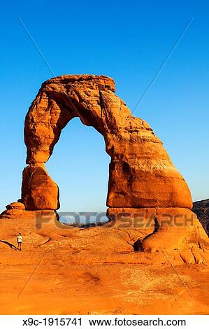 Stock Image - Delicate Arch, Arches NP, Utah, USA. Fotosearch