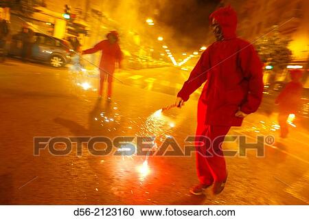 demons at carnival feast, Benimaclet, Valencia, Spain. View Large Photo Image Stock Image - demons at carnival feast, Benimaclet, Valencia, Spain.. Fotosearch