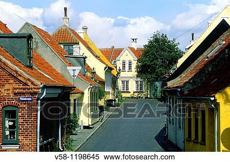Stock Photography - Denmark, Aero Island, Aeroskobing. Fotosearch
