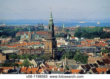 Denmark, Copenhagen and strait of Oresund View Large Photo Image Stock Image - Denmark, Copenhagen and strait of Oresund. Fotosearch