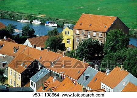 Denmark, Jutland, Ribe View Large Photo Image Picture - Denmark, Jutland, Ribe. Fotosearch