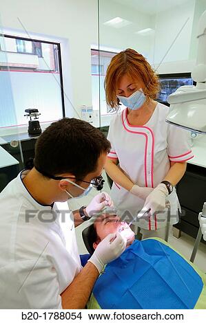 Dental intervention, Dental office/Dental surgery, Donostia-San SebastiBn, Guipuzcoa, Basque Country, Spain View Large Photo Image Picture - Dental intervention, Dental office/Dental surgery, Donostia-San SebastiBn, Guipuzcoa, Basque Country, Spain. Fotosearch
