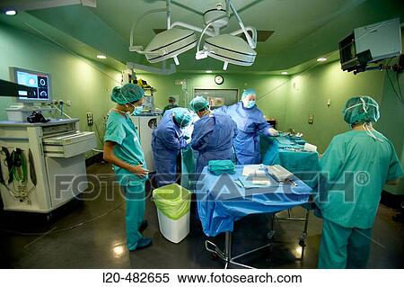 Stock Photography - Department of surgery, Neurosurgery, operation room. Hospital Universitario Gran Canaria Doctor Negrin, Las Palmas de Gran Canaria. Canary Islands, Spain. Fotosearch