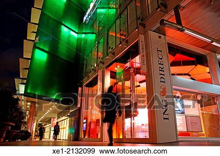 Department store and bank at night, Francesc Macia square, Barcelona, Catalonia, Spain View Large Photo Image Stock Photo - Department store and bank at night, Francesc Macia square, Barcelona, Catalonia, Spain. Fotosearch