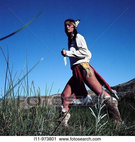 Depiction of indigenous woman, american plains; circa 1870. View Large Photo Image Stock Image - Depiction of indigenous woman, american plains; circa 1870.. Fotosearch