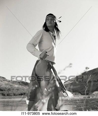 Depiction of indigenous woman, american plains; circa 1870. View Large Photo Image Stock Photography - Depiction of indigenous woman, american plains; circa 1870.. Fotosearch