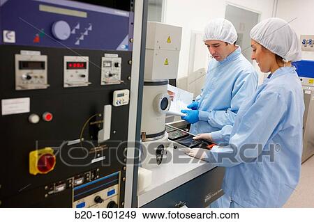 Depositing a film of gold and chromium in a silicon wafer by sputtering View Large Photo Image Stock Photo - Depositing a film of gold and chromium in a silicon wafer by sputtering. Fotosearch