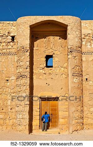 Stock Photo - Desert Castle of Al-Kharaneh, Jordan, Middle East.. Fotosearch