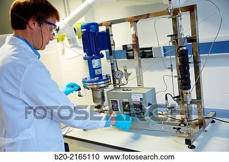 Stock Image - DESMET Plant. Liquid Laboratory. Energy and Environment Division. Tecnalia Research and Innovation. Miano. Alava. Basque Country. Spain.. Fotosearch