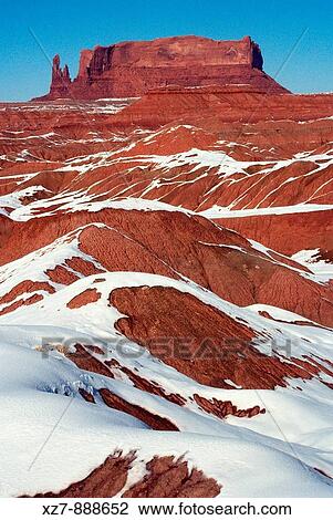 Stock Image - Desolate landscape in northern New Mexico, USA. Fotosearch