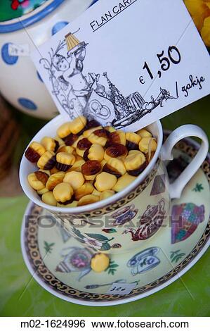 Stock Photograph - Dessert typical of the city of Ghent, Belgium. Fotosearch