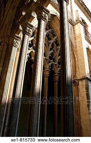 Detail, cloister of St Peter's cathedral, Vic. Barcelona province, Catalonia, Spain View Large Photo Image Stock Image - Detail, cloister of St Peter's cathedral, Vic. Barcelona province, Catalonia, Spain. Fotosearch