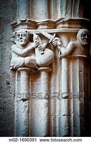 Detail in the interior of Santes Creus Monastery part of the Cistercian Route in Tarragona, Catalonia, Spain View Large Photo Image Stock Image - Detail in the interior of Santes Creus Monastery part of the Cistercian Route in Tarragona, Catalonia, Spain. Fotosearch