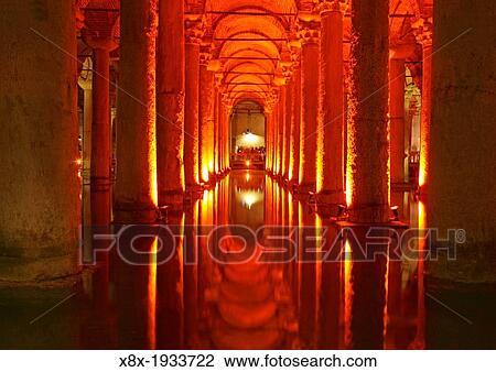 Detail of a column in the Palace Cistern (Yerebatan Saray), Istanbul View Large Photo Image Stock Image - Detail of a column in the Palace Cistern (Yerebatan Saray), Istanbul. Fotosearch
