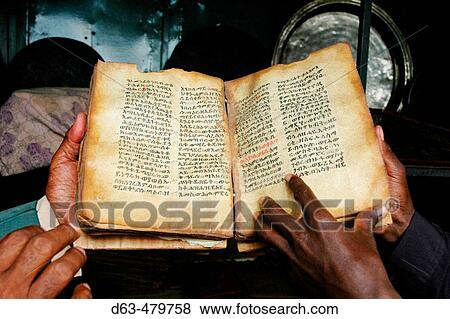 Detail of ancient parchment bible at Ziway. Ethiopia View Large Photo Image Stock Photo - Detail of ancient parchment bible at Ziway. Ethiopia. Fotosearch